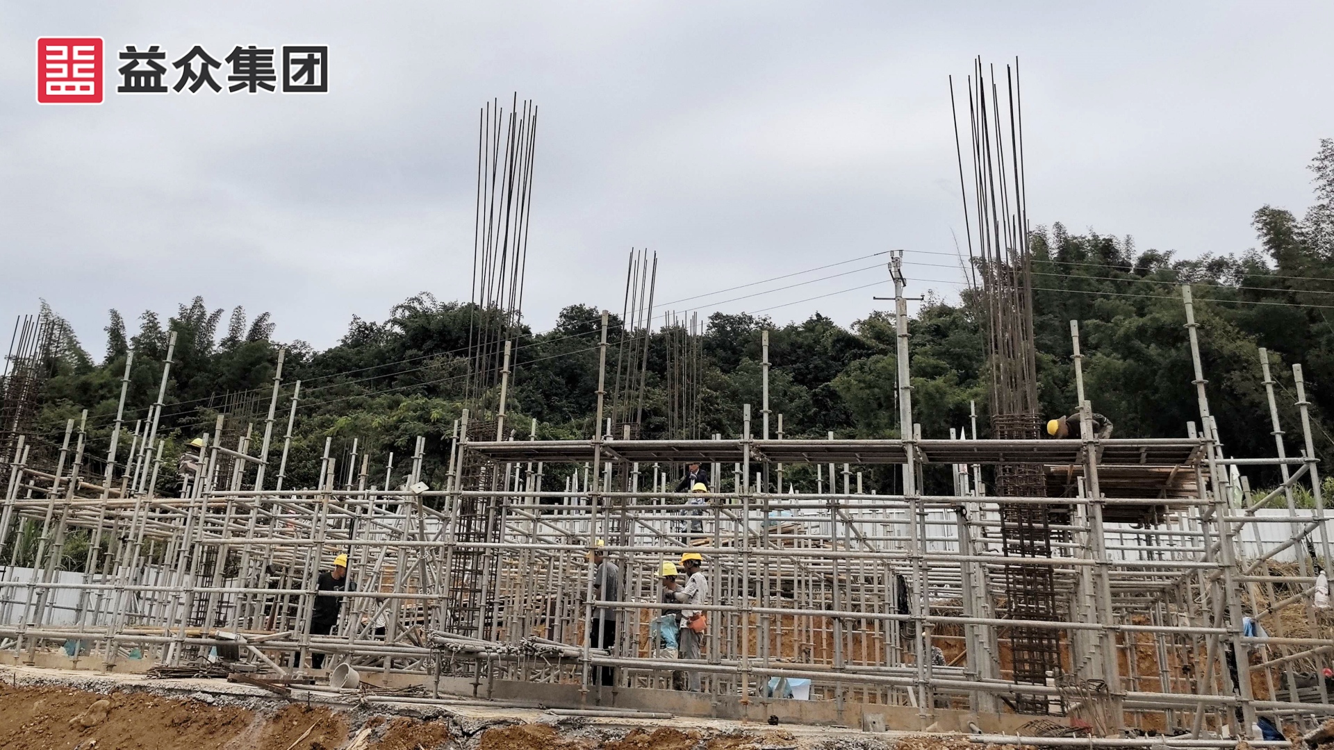 配電間、污泥脫水間支模架搭設_副本